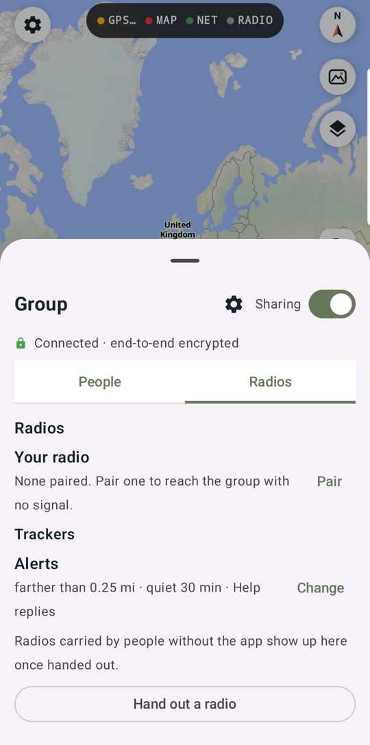Group › Radios before pairing
